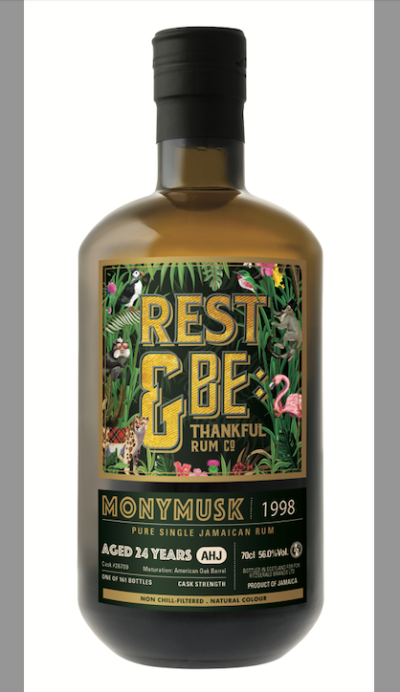 packshot REST & BE THANKFUL Rum Monymusk AHJ 1998