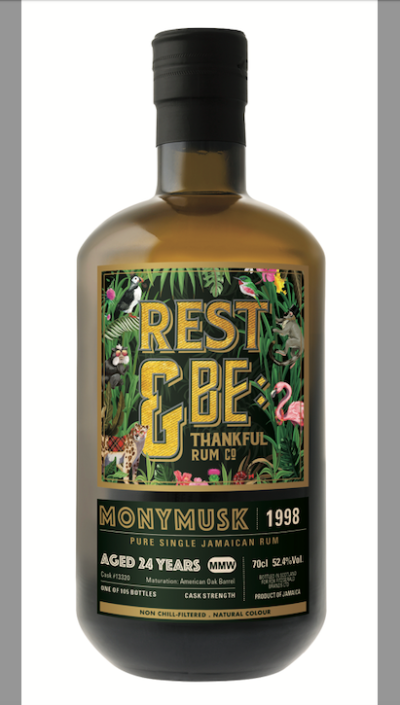 packshot REST & BE THANKFUL Rum Monymusk MMW 1998