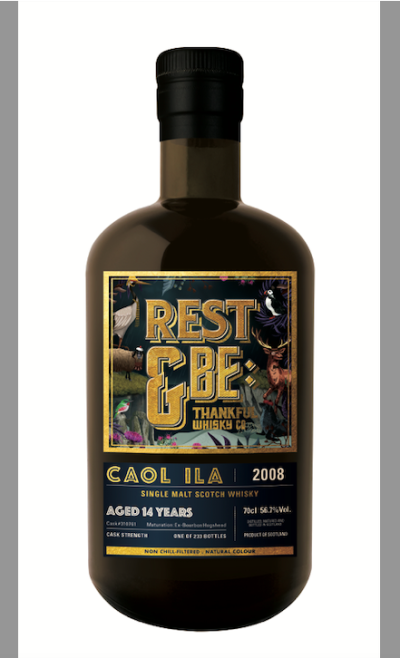packshot REST & BE THANKFUL - Whisky Caol Ila Ex Bourbon