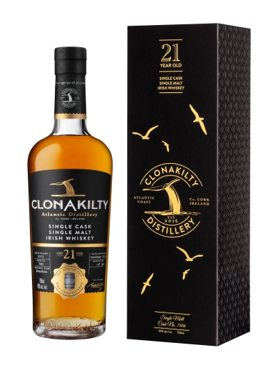 packshot CLONAKILTY -  21YO Irish Whiskey