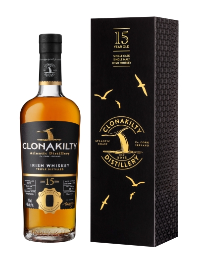 packshot CLONAKILTY - 15YO Irish Whiskey 0,70 ltr