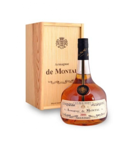 packshot ARMAGNAC DE MONTAL - Vintage 2001 70cl