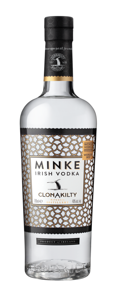 packshot CLONAKILTY - Minke Irish Vodka
