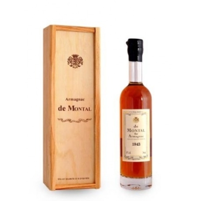 packshot DE MONTAL Armagnac Vintage 1943