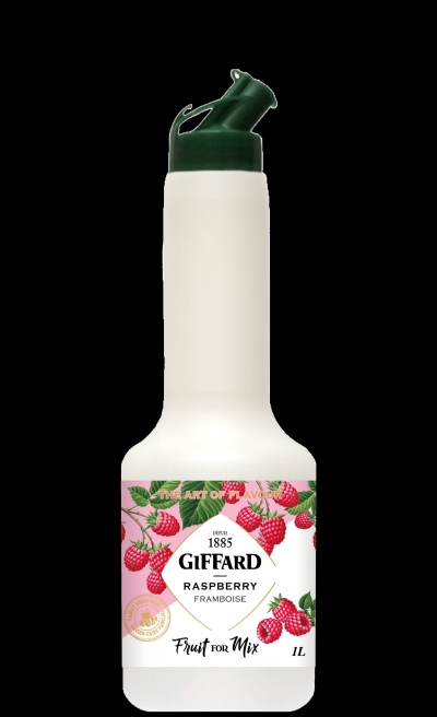 packshot GIFFARD Raspberry Puree 1,0 ltr