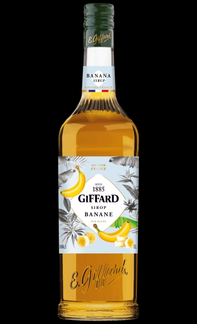 packshot GIFFARD Banana Syrup 1,00 ltr