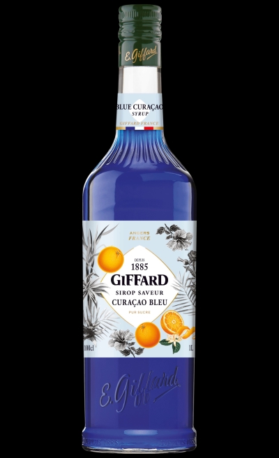 packshot GIFFARD Blue Curacao Syrup 1,00 ltr