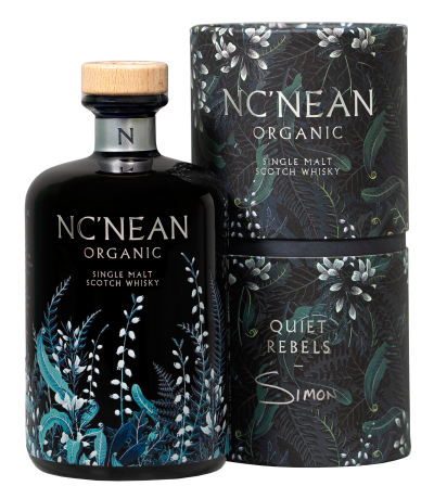 packshot NC’NEAN ORGANIC WHISKY QUIET REBELS SIMON