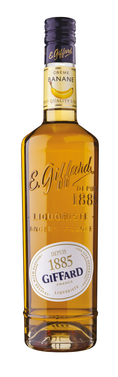 packshot GIFFARD Banana Liqueur  0,70 ltr
