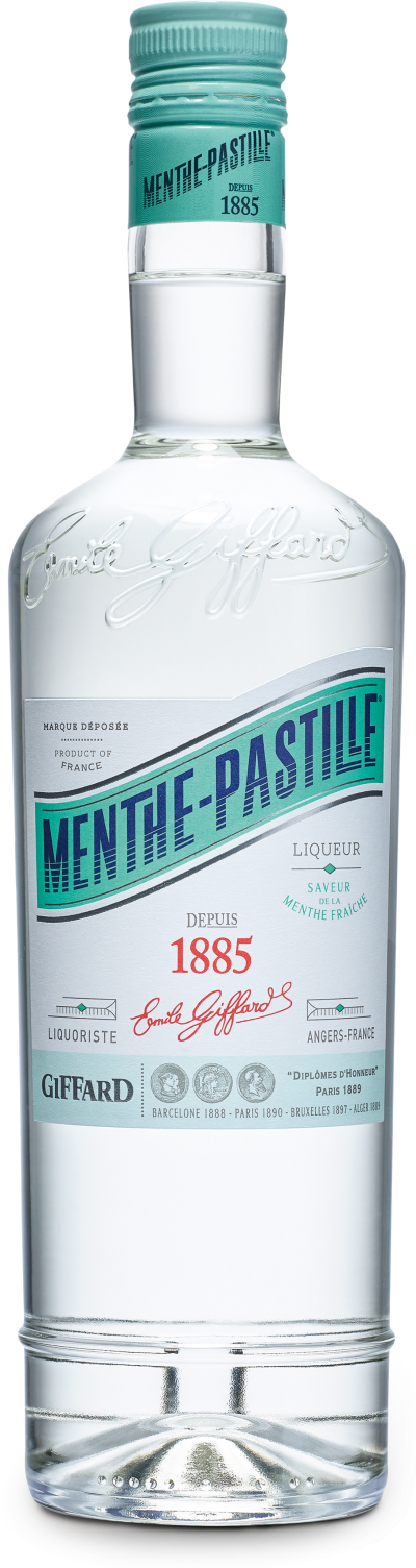 packshot GIFFARD Menthe-Pastille Liqueur