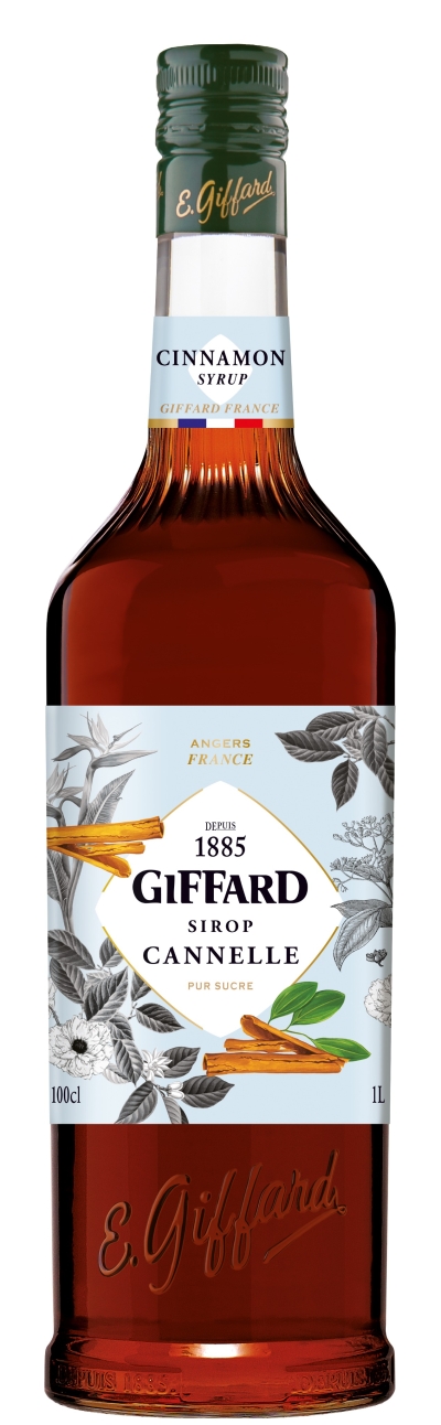 packshot GIFFARD Cinnamon Syrup  1,00 ltr