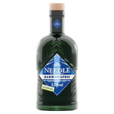 packshot NEEDLE Dry Gin 0.0% 0,50 ltr