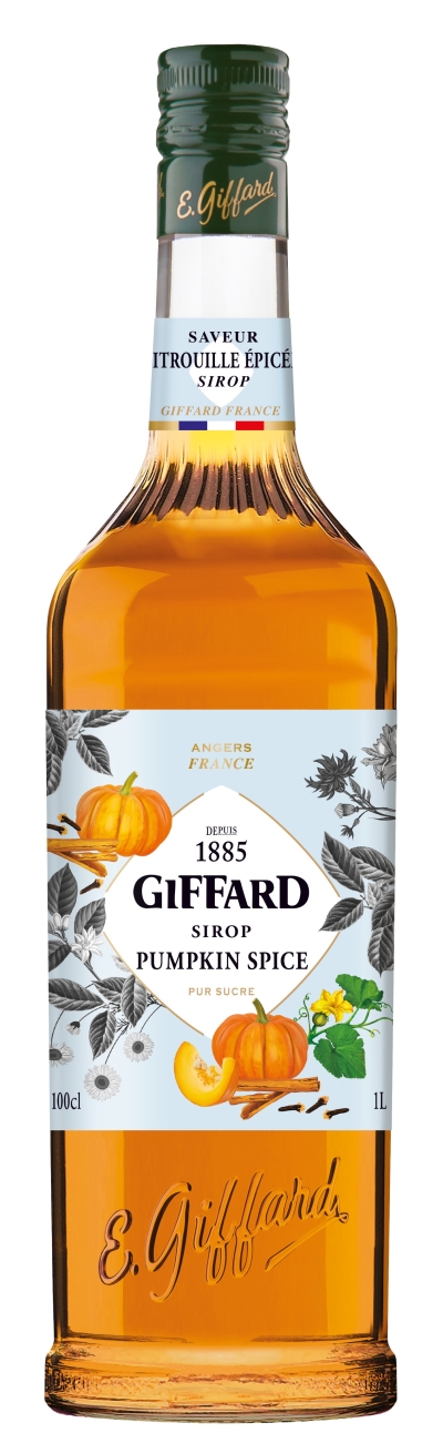 packshot GIFFARD Pumpkin Spice Syrup 1,00 ltr
